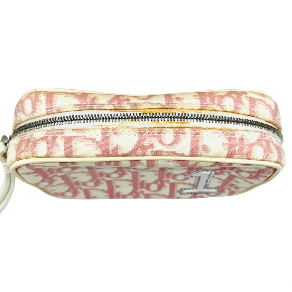 Auth Christian Dior Girly Wristlet